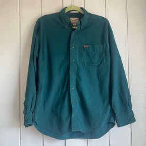 Vintage Woolrich Green Button Down Shirt